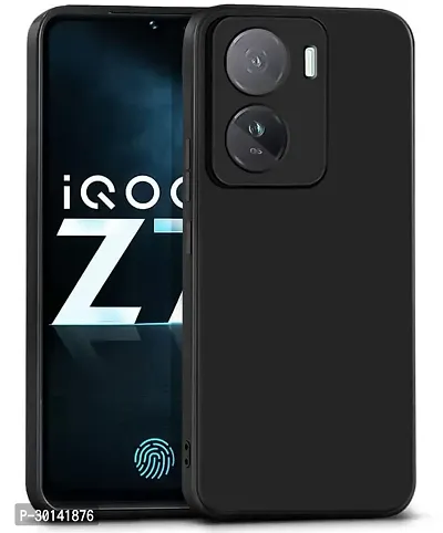 NewStatus Back Cover for IQOO Z7 5G IQ00 Z7 5G Black Grip Case Pack of 1-thumb0