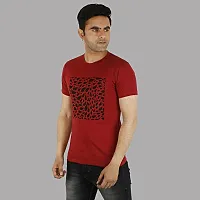 Vanghee Pure Cotton Casual Solid Half Sleeves Round Neck T-Shirt for Men (Pack of 3)-thumb4