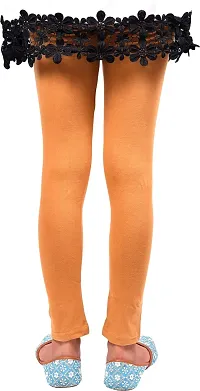 Vanghee Cotton Blend Casual Solid Regular Fit Legging for Girls (Pack of 3)-thumb1