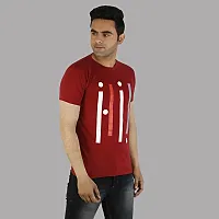 Vanghee Pure Cotton Casual Solid Half Sleeves Round Neck T-Shirt for Men (Pack of 3)-thumb3