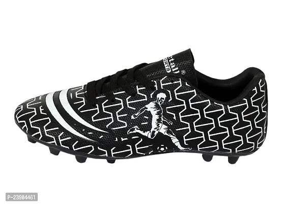 Victall AIR STRIKE Football Shoes For Men (B/W)-thumb0