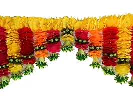 AFARZA; CHOICE GOOD FEEL GOOD Toran for Door Home Decoration Hanging Traditional Handmade Garlands Diwali (Multicolour)-thumb2