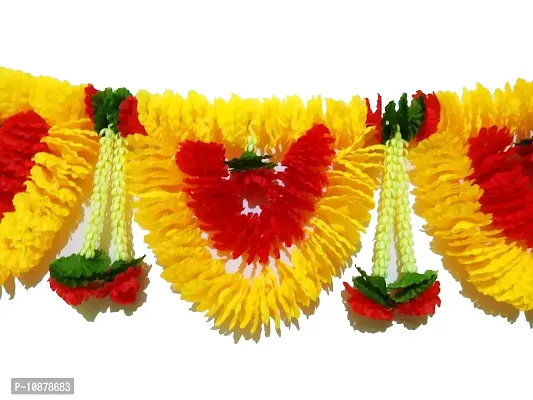 AFARZA; CHOICE GOOD FEEL GOOD Artificial Flower Garland Toran Door Hanging, Multicolour-thumb2