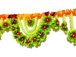 AFARZA; CHOICE GOOD FEEL GOOD Artificial Flower Toran Garlands (Multicolour)-thumb1