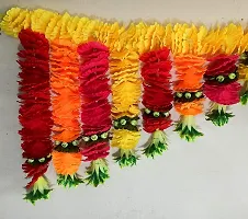 AFARZA; CHOICE GOOD FEEL GOOD Toran for Door Home Decoration Hanging Traditional Handmade Garlands Diwali (Multicolour)-thumb3