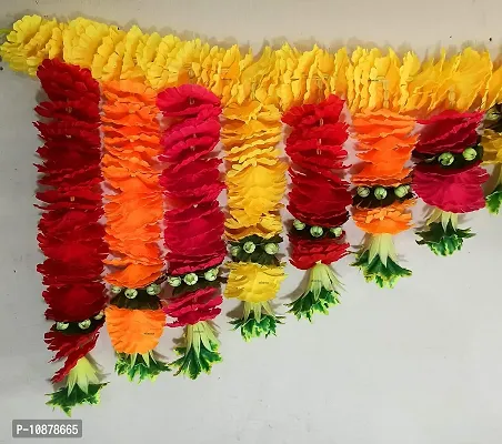 AFARZA; CHOICE GOOD FEEL GOOD Toran for Door Home Decoration Hanging Traditional Handmade Garlands Diwali (Multicolour)-thumb4