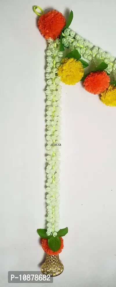 AFARZA; CHOICE GOOD FEEL GOOD Artificial Flowers Toran Garlands Bandhanwar Door Hanging Home Decoration (Multicolour, 1 Piece,40 x 22 inch)-thumb5