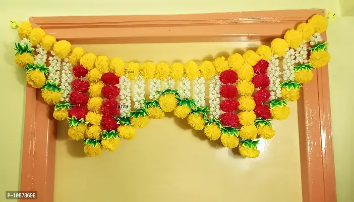 AFARZA; CHOICE GOOD FEEL GOOD Toran for Door Entrance Handmade Bandarwal Hanging Home Decoration-thumb0