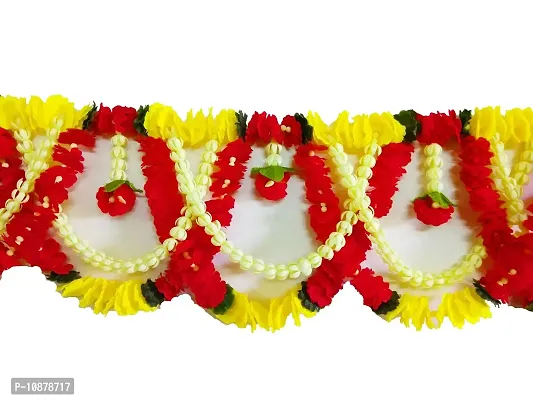 AFARZA; CHOICE GOOD FEEL GOOD Artificial Flower Garland Toran for Door Home Decoration (Multicolour, 1 Piece)-thumb2