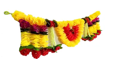 AFARZA; CHOICE GOOD FEEL GOOD Artificial Flower Toran Garland (Multicolour, 1 Piece)-thumb1
