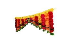 AFARZA; CHOICE GOOD FEEL GOOD Toran for Door Home Decoration Hanging Traditional Handmade Garlands Diwali (Multicolour)-thumb1