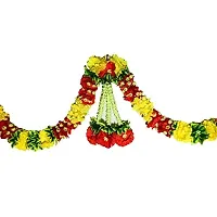 AFARZA; CHOICE GOOD FEEL GOOD Artificial Flowers Toran Garlands Door Hanging (Multicolour, 1 Piece,44 x 24 inch)-thumb2