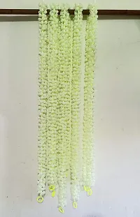 AFARZA; CHOICE GOOD FEEL GOOD Artificial Flower toran Garlands Door Home Decoration (Natural mogra, 4 Piece)-thumb1