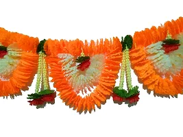 AFARZA; CHOICE GOOD FEEL GOOD Artificial Flower Toran Garland Door Hanging (Mango)-thumb1
