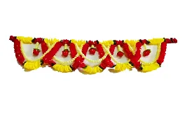 AFARZA; CHOICE GOOD FEEL GOOD Artificial Flower Garland Toran for Door Home Decoration (Multicolour, 1 Piece)-thumb2