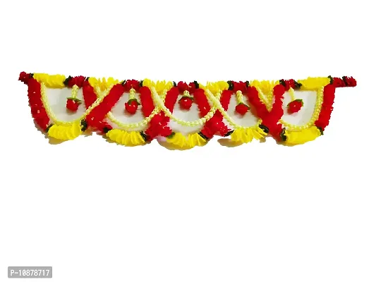 AFARZA; CHOICE GOOD FEEL GOOD Artificial Flower Garland Toran for Door Home Decoration (Multicolour, 1 Piece)-thumb3