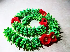 AFARZA; CHOICE GOOD FEEL GOOD Artificial Flower Toran Garland Ladi Wall Hanging (Green, 2 Pieces)-thumb3