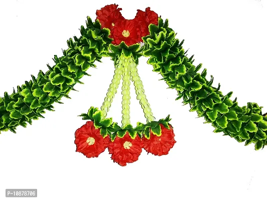 AFARZA;CHOICE GOOD FEEL GOOD Artificial Flower Garland Toran (Multicolour)-thumb3