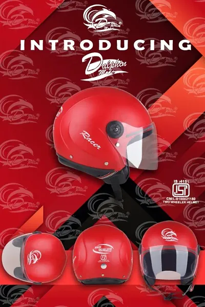 DALPHIN MODA ABS Material Shell OPEN Face Helmet, Unti UV Scratch resistance Motorbike Helmet .