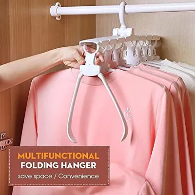 8 in 1 Folding clothes Hangers 360 Degree Rotating Multifunction