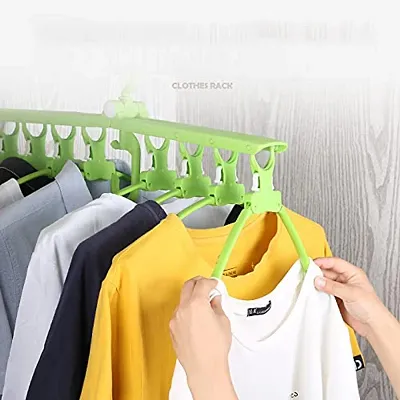 8 in 1 Folding clothes Hangers 360 Degree Rotating Multifunction