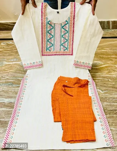 Embroidery Kurta Pant set