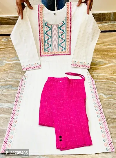 Embroidery Kurta Pant set