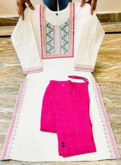 Embroidery Kurta Pant set