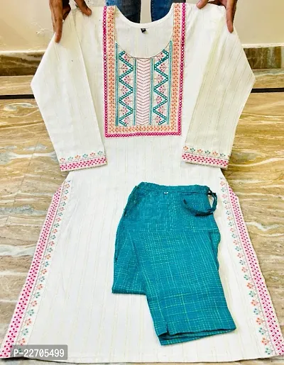 Embroidery Kurta Pant set