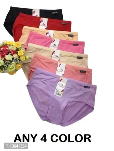Pack of 4 Women Cotton Periods Multicolor Panty-thumb3