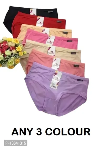 Pack of 3  Women Cotton Periods Multicolor Panty-thumb2