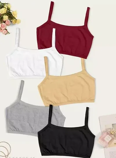 Stylish Solid Bras For Women Pack Of 5