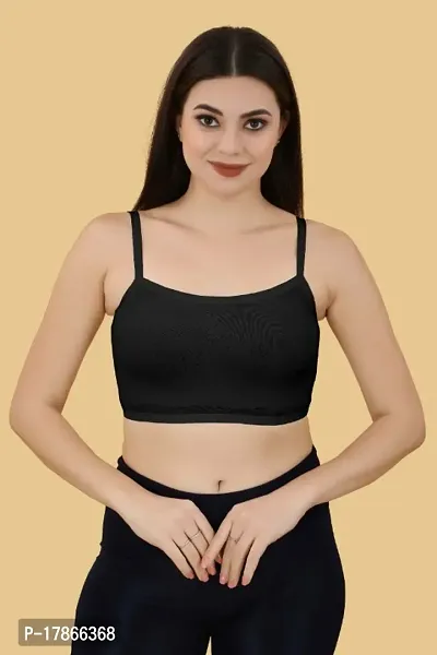 Classic Cotton Solid Bras Pack of 3 Assorted-thumb2