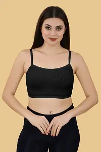 Classic Cotton Solid Bras Pack of 3 Assorted-thumb2