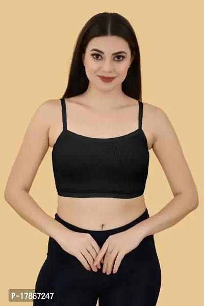 Classic Cotton Solid Bras Pack of 3 Assorted-thumb3