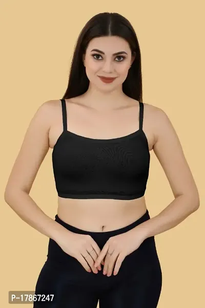 Classic Cotton Blend Solid Bras Pack Of 3-thumb4