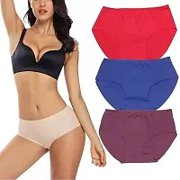 Pack of 3 Women Hipster Multicolor Panty-thumb1