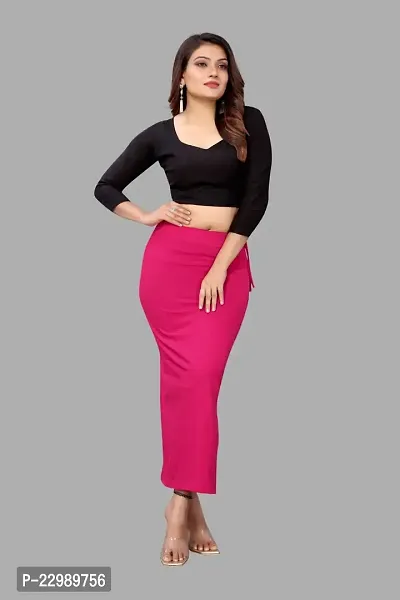 Stylish Pink Nylon Blend Tummy And Thigh Shaper For Women-thumb4