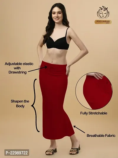 Stylish Maroon Lycra Tummy And Thigh Shaper For Women