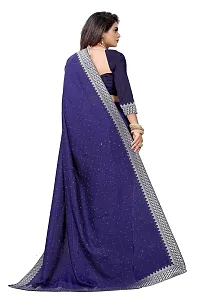 KHATUPATI CREATIONWomen's Diamond Work Vichitra Silk LightWeight Casual wear saree with Unstitched Blouse Piece (Wine)-thumb4