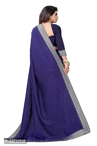 KHATUPATI CREATIONWomen's Diamond Work Vichitra Silk LightWeight Casual wear saree with Unstitched Blouse Piece (Wine)-thumb5