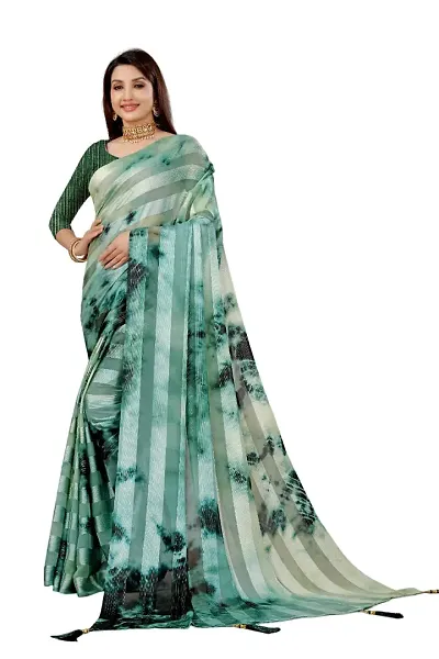 Glamorous waitless satin sarees 