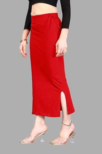 Reliable Blend Solid Stitched Patticoats For Women