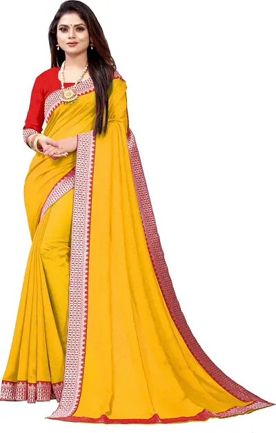 Beautiful Georgette Embellished Saree With Blouse Piece