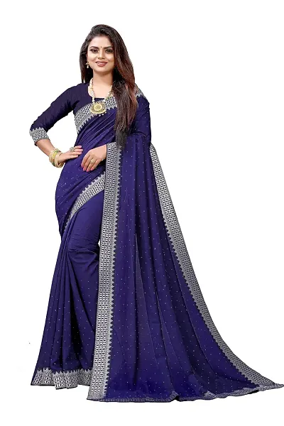 Stylish Fancy Designer Silk Saree With Blouse Piece For Women