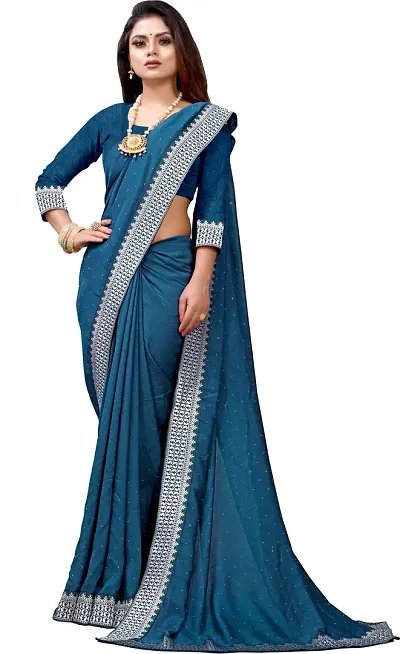 Stylish Fancy Designer Georgette Saree With Blouse Piece For Women