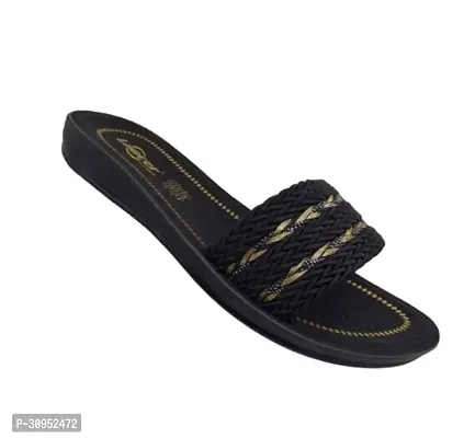 Elegant Black PU Sandals For Women