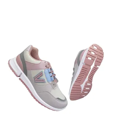 Stylish PU Colourblocked Sports Shoes For Women