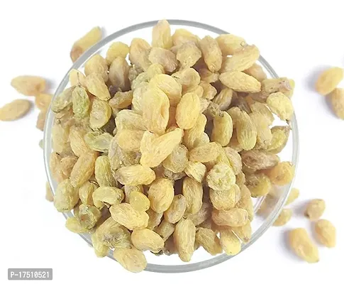 Golden Raisin/Dried Golden Kishmish, Seedless (1Kg)-thumb0