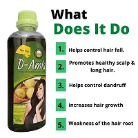 D AMLA Oil for Hair Regrowth Aryuvedic Hair Oil 200ml Hair Oil (200mlx 2)  (400 ml)-thumb2